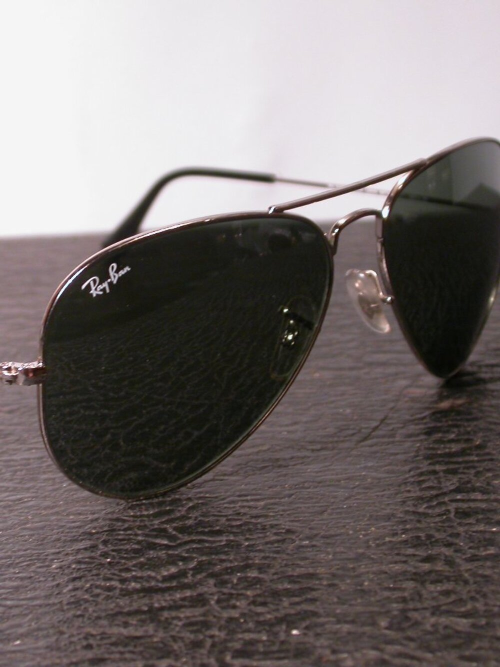 Ray Ban Chrome Mirror Aviator Large Shades Sunglasses Made in ITALY RB3025